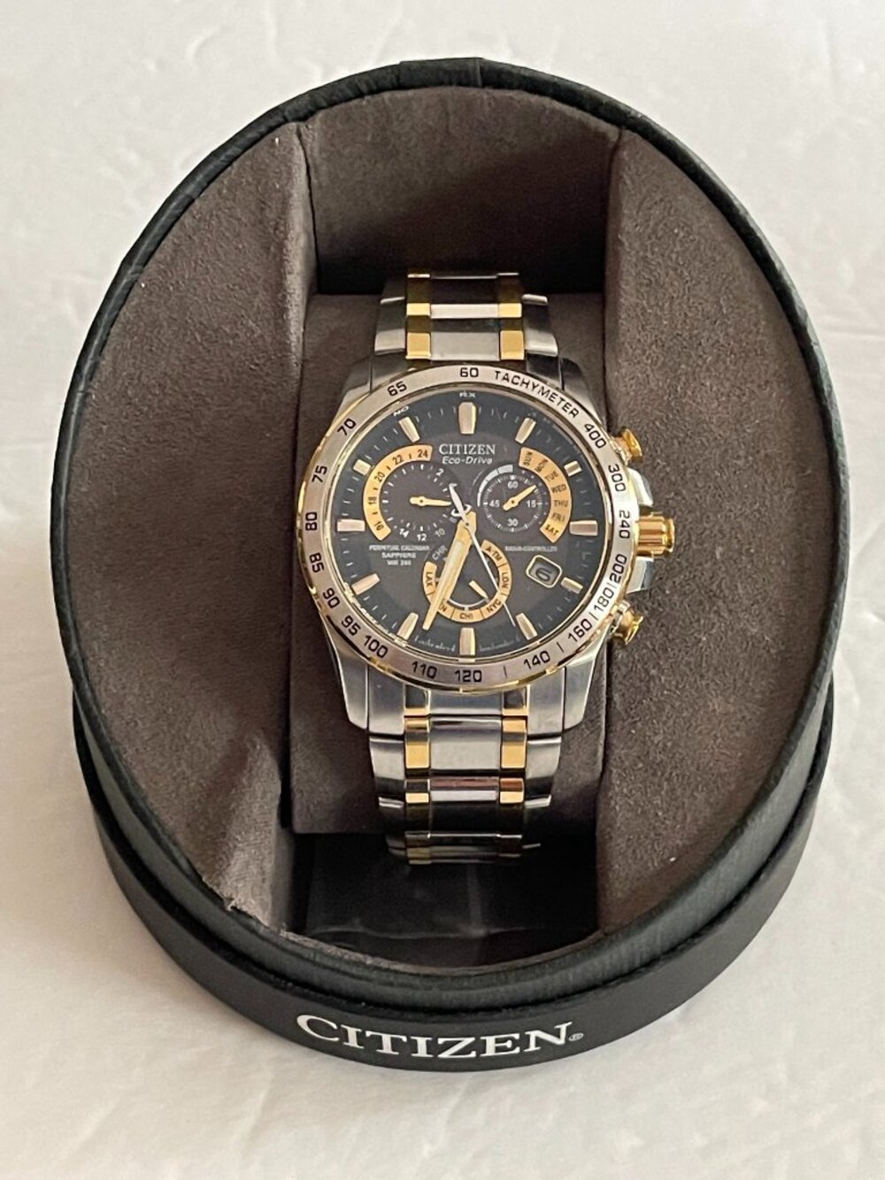 Citizen Two-Tone Gold and Silver Men’s Chronograph Watch